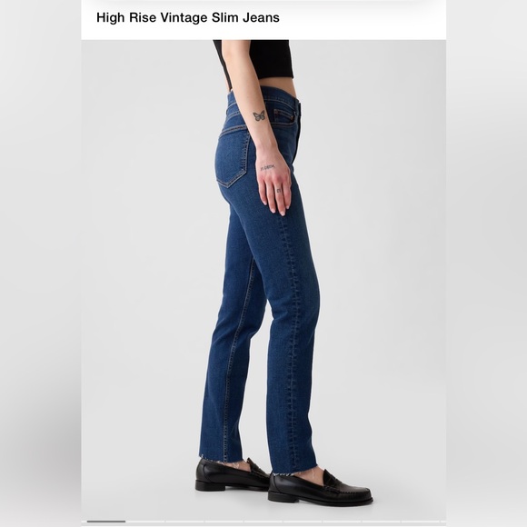 GAP high rise vintage slim jeans - Picture 5 of 6